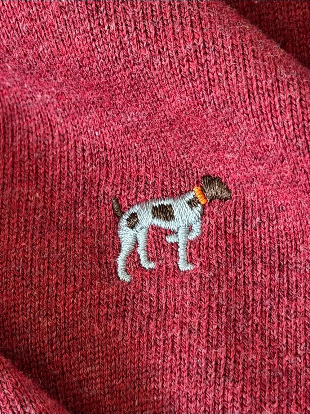 Southern Point Co Hayward Zip XXL Red GSP Bird Dog Quarter Zip Sweater